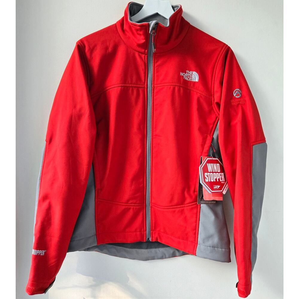 The North Face NEW $199 Sentinel Windstopper Jacket Molten Red Womens Large NWT